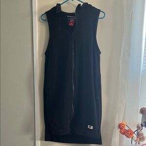 Women’s Small Nike Black Hooded Dress with Zipper